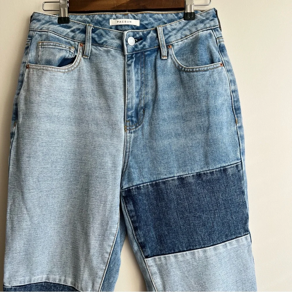 Pacsun patchwork mom jeans